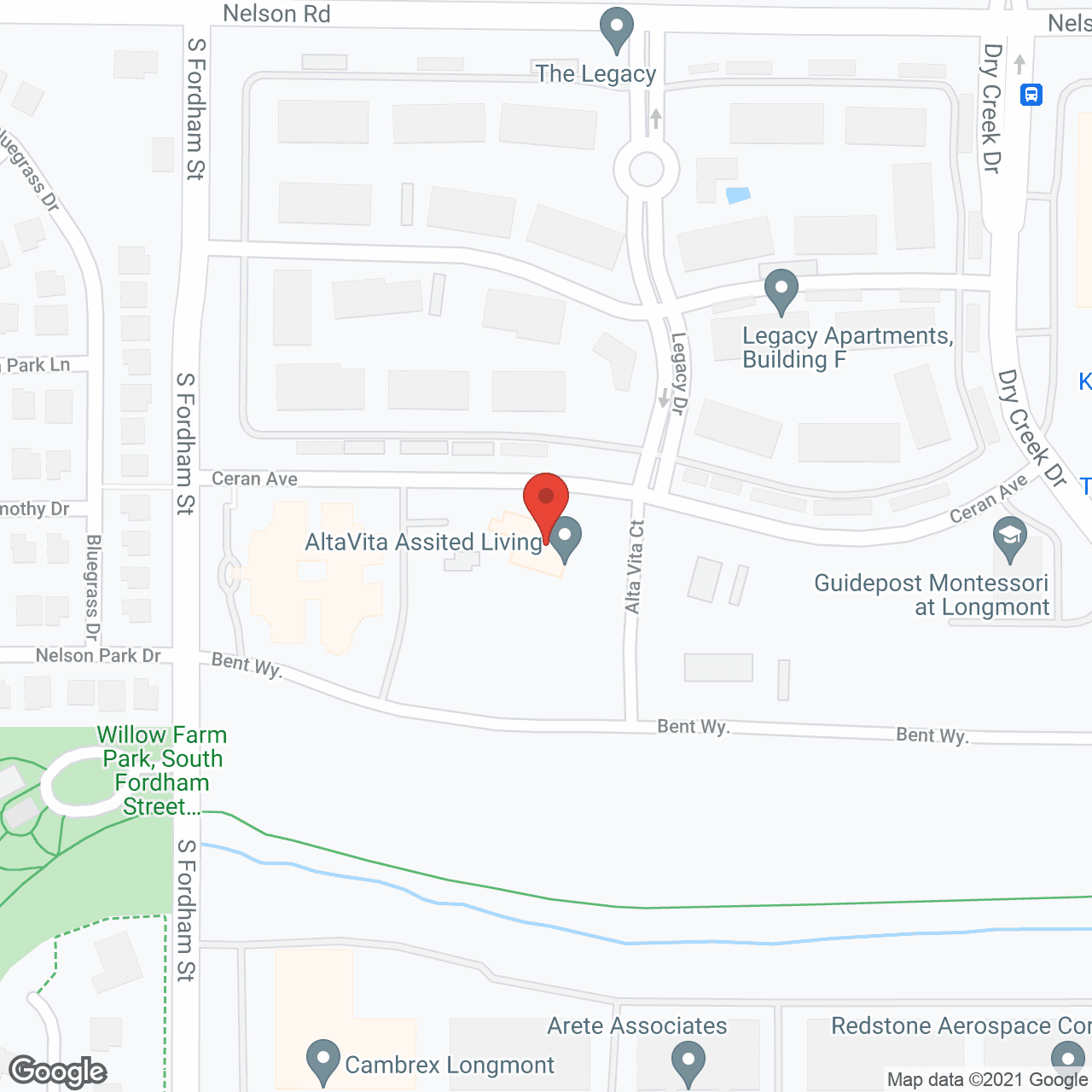 AltaVita Assisted Living in google map