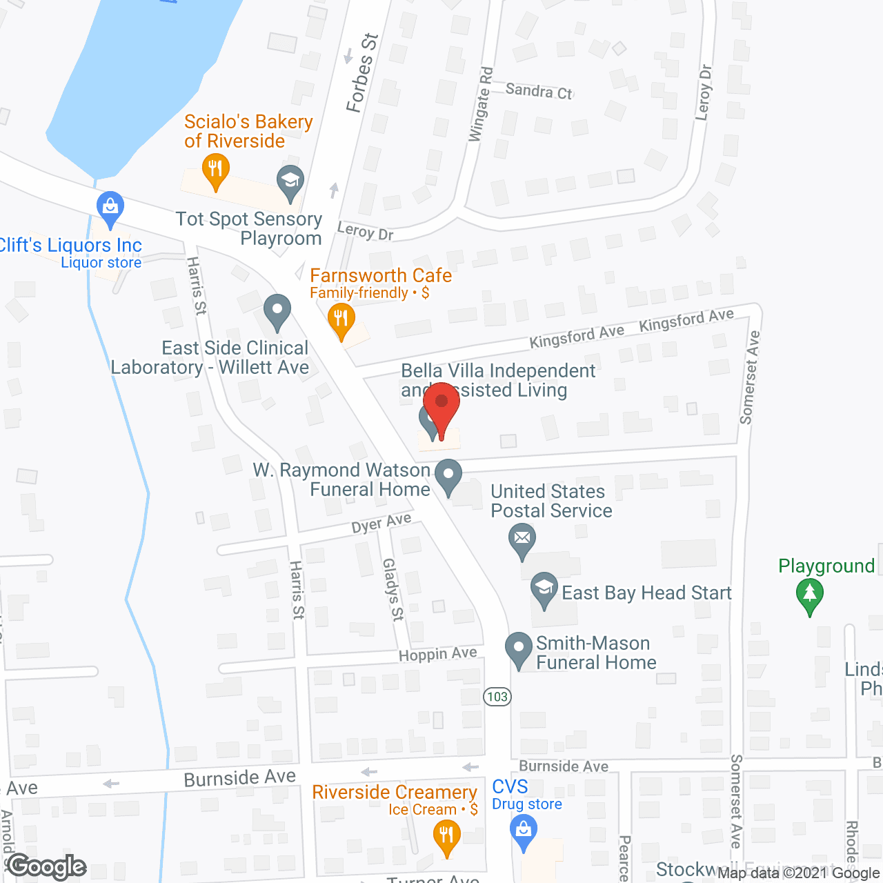 Bella Villa Assisted Living in google map