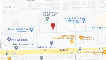Heartis Village Orland Park in google map