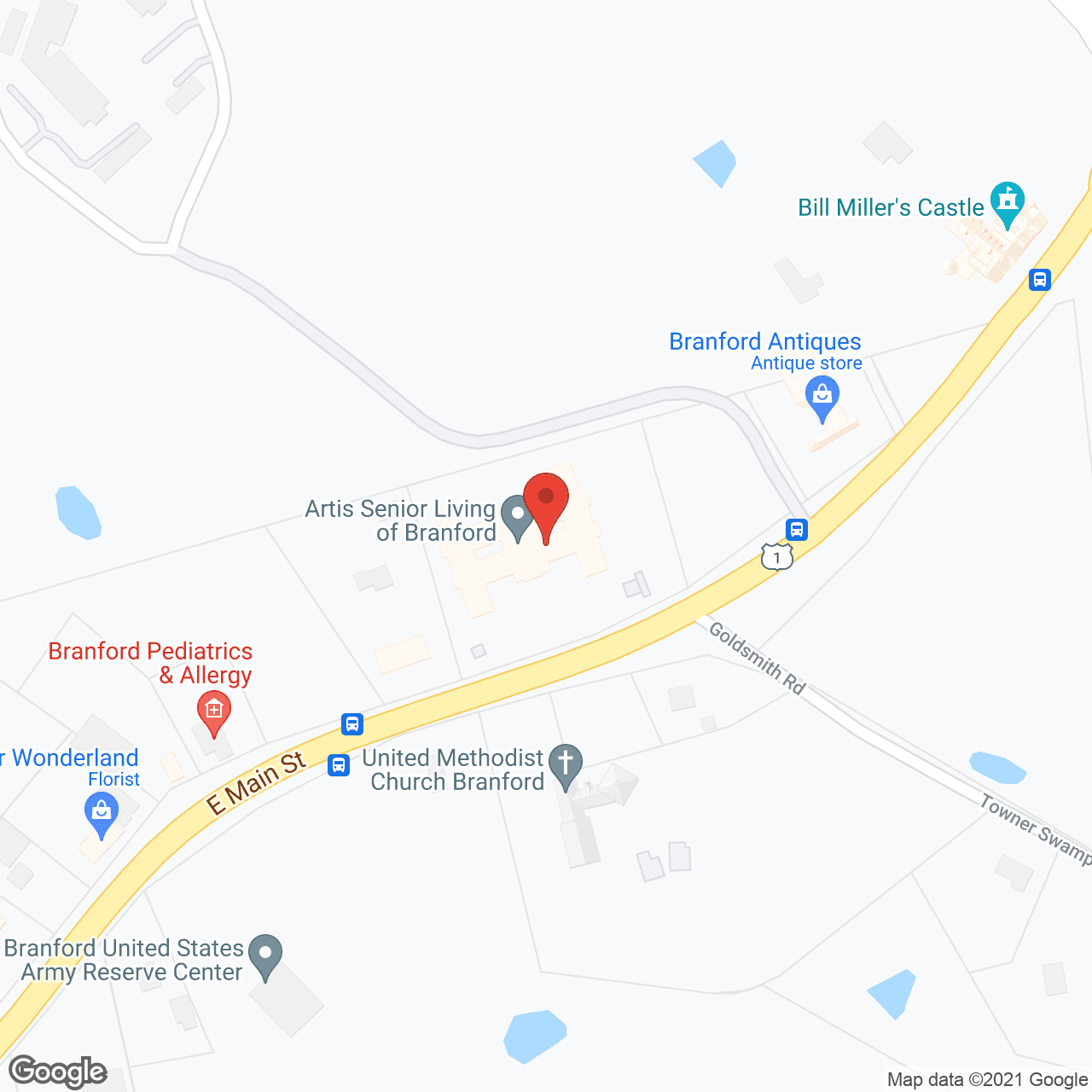 Artis Senior Living of Branford in google map