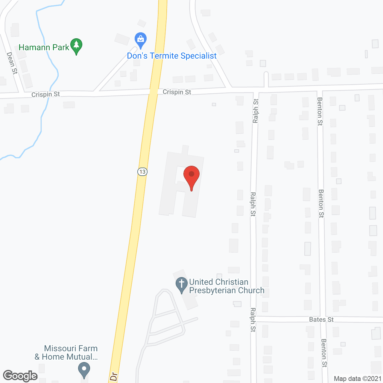 Oak Ridge Assisted Living in google map