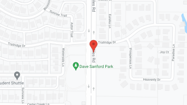Mustang Creek Estates Sachse in google map