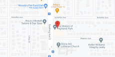 The Waters of Highland Park in google map