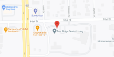 Burr Ridge Senior Living in google map