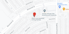God Love Assisted Living Homes in google map