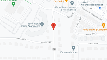 River North in google map