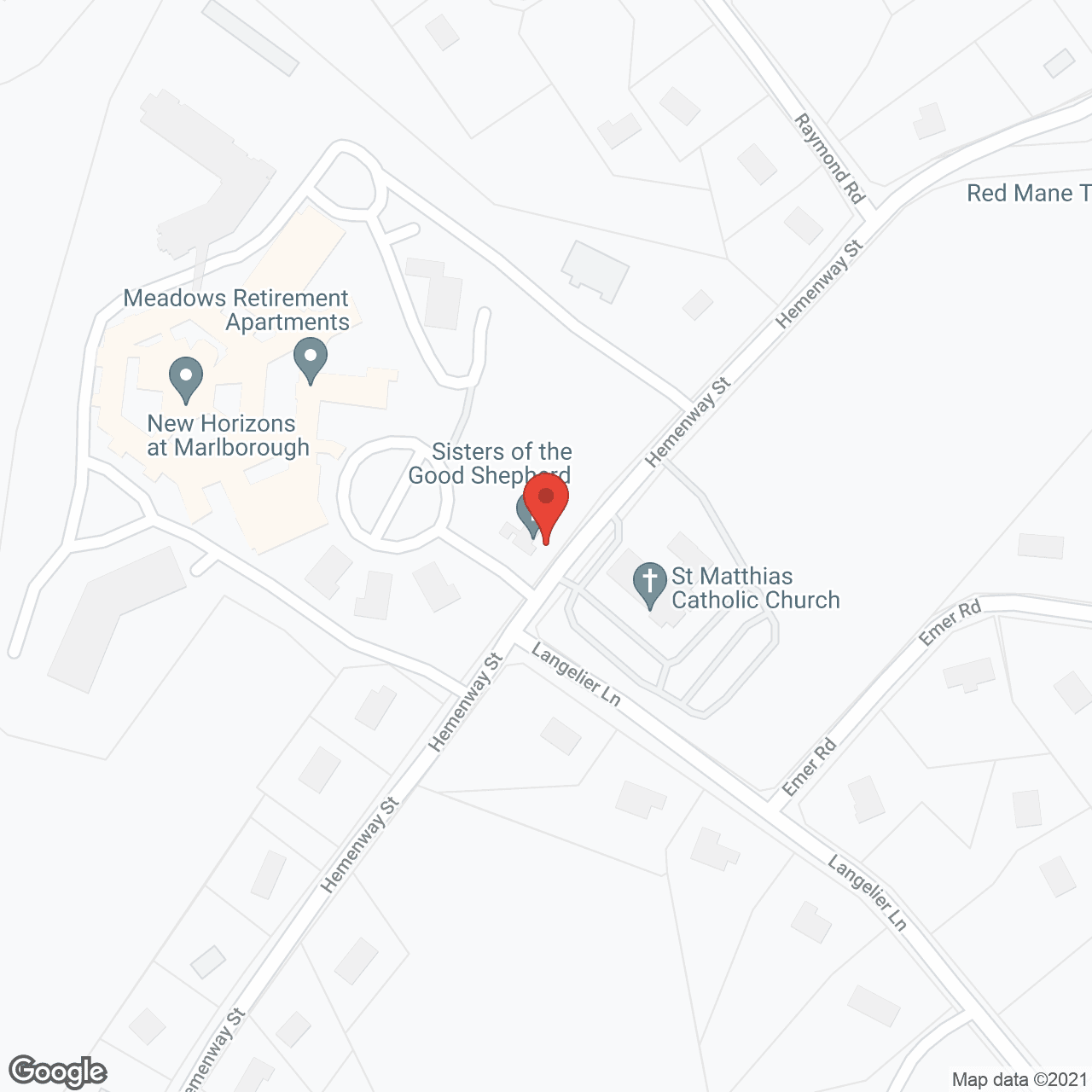 Hearthstone at New Horizons in google map