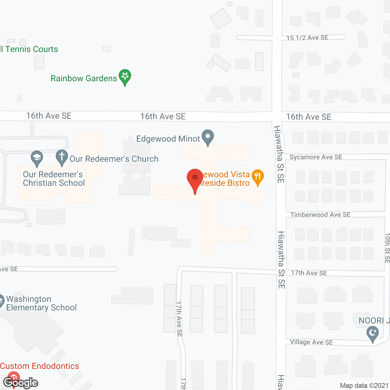 Edgewood Minot Senior Living, LLC in google map