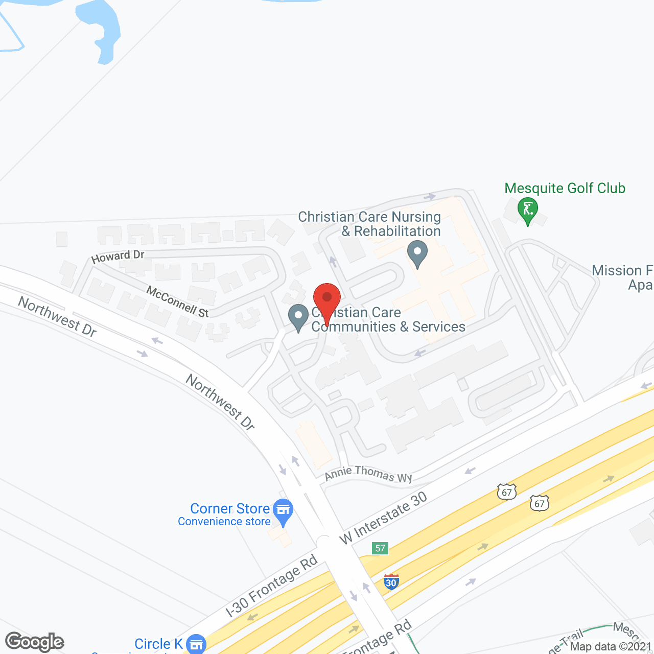 Christian Care Senior Living Community - Mesquite in google map