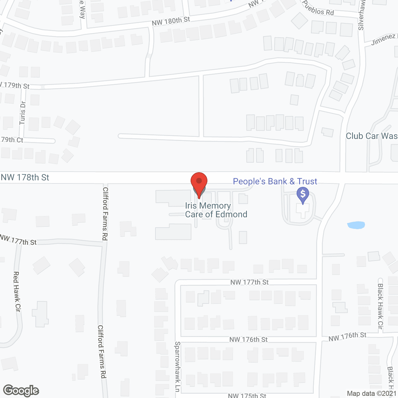 Iris Memory Care of Edmond in google map