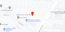 Vitality Court Texas Star in google map