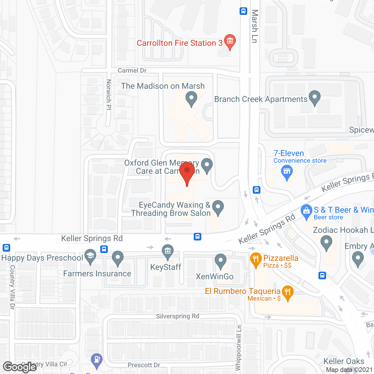 Oxford Glen Memory Care at Carrollton in google map