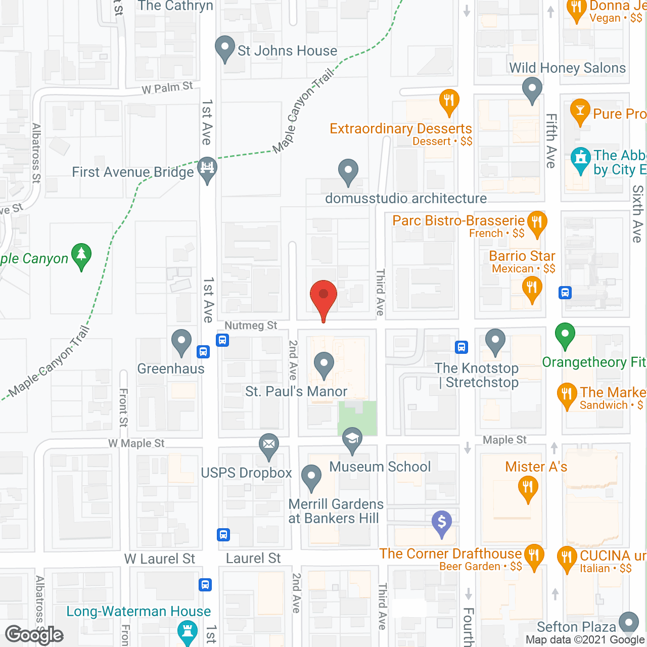 St Paul's Mc Coll Health Ctr in google map