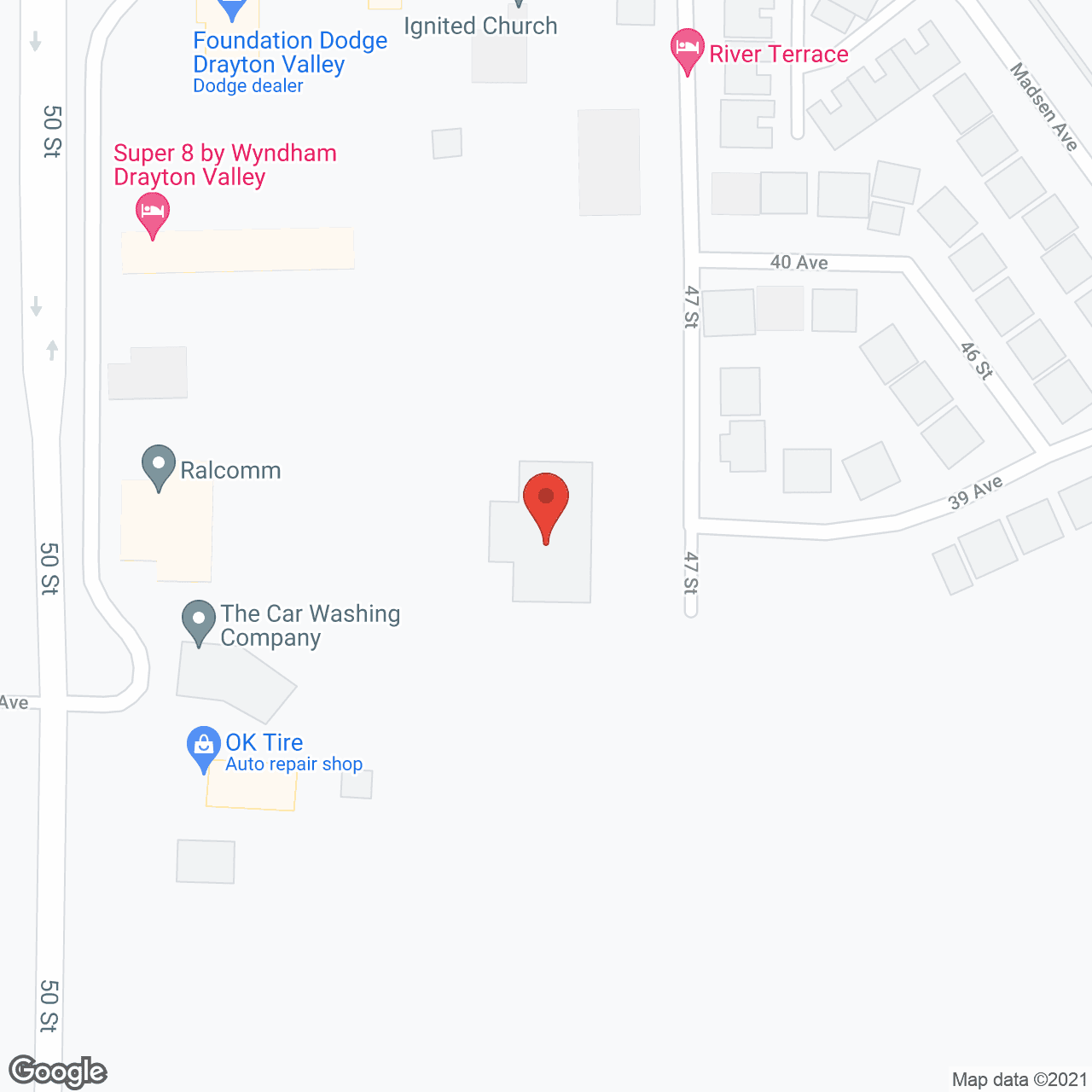 Seasons Drayton Valley Retirement Community in google map