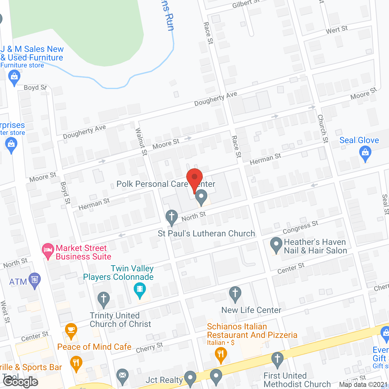 Polk Personal Care in google map