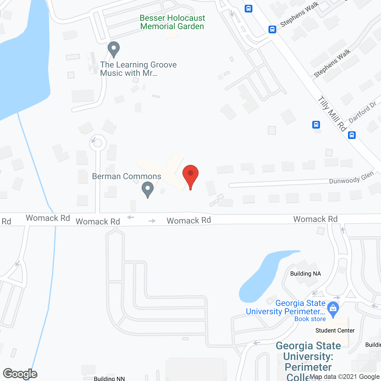 Berman Commons in google map