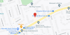 Atrium at Kew Beach in google map