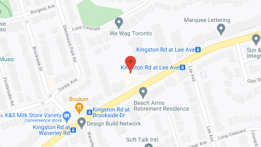 Atrium at Kew Beach in google map