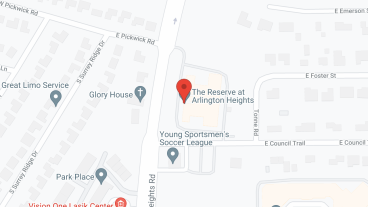 The Gardens at Arlington Heights in google map