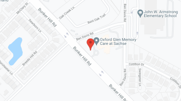 Oxford Glen Memory Care at Sachse in google map