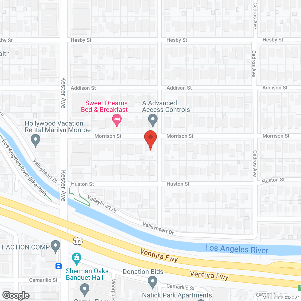 California Senior of Sherman Oaks in google map