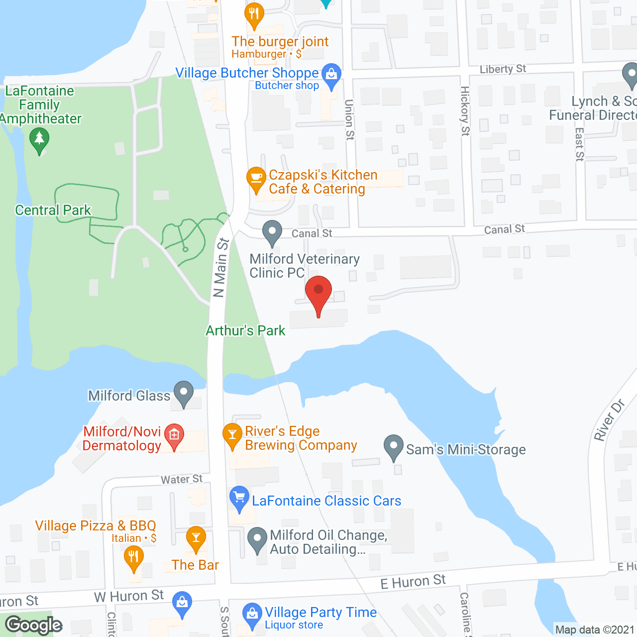 Suncrest Senior Living - Highland in google map