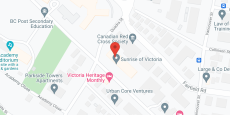 Sunrise of Victoria in google map