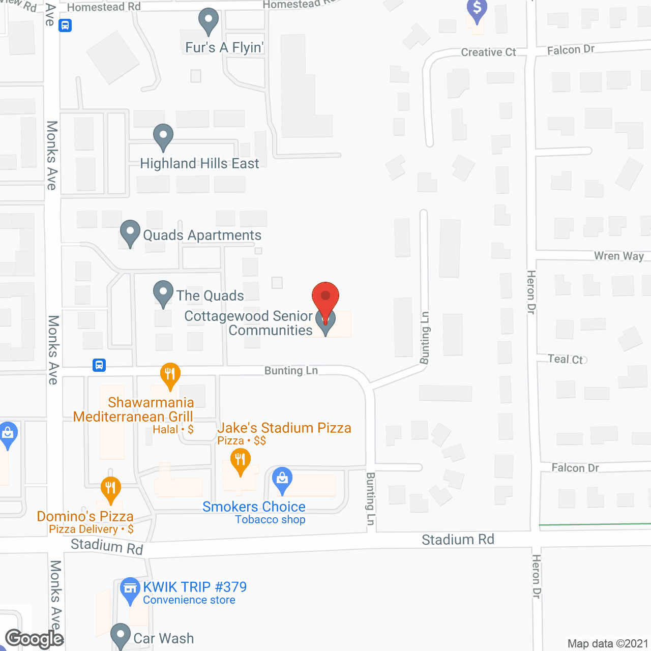 Cottagewood Senior Community Memory Care in google map