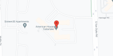 American House Cedarlake in google map