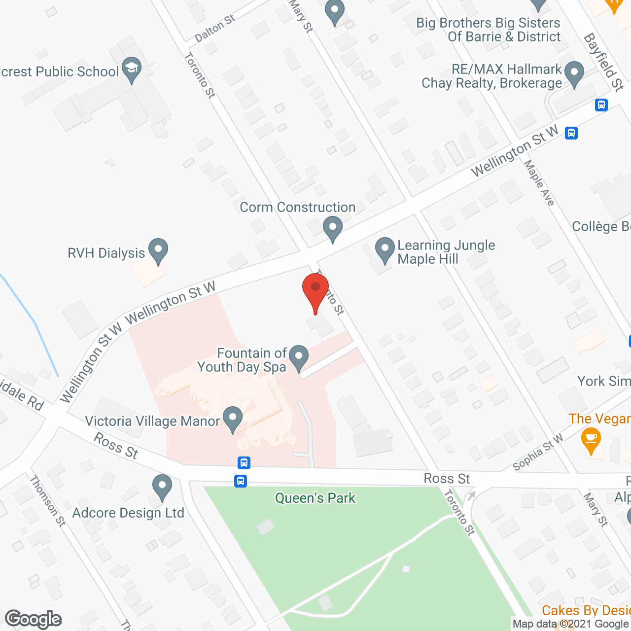 Victoria Village Inc in google map