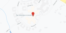 The Commons in Lincoln, a CCRC in google map