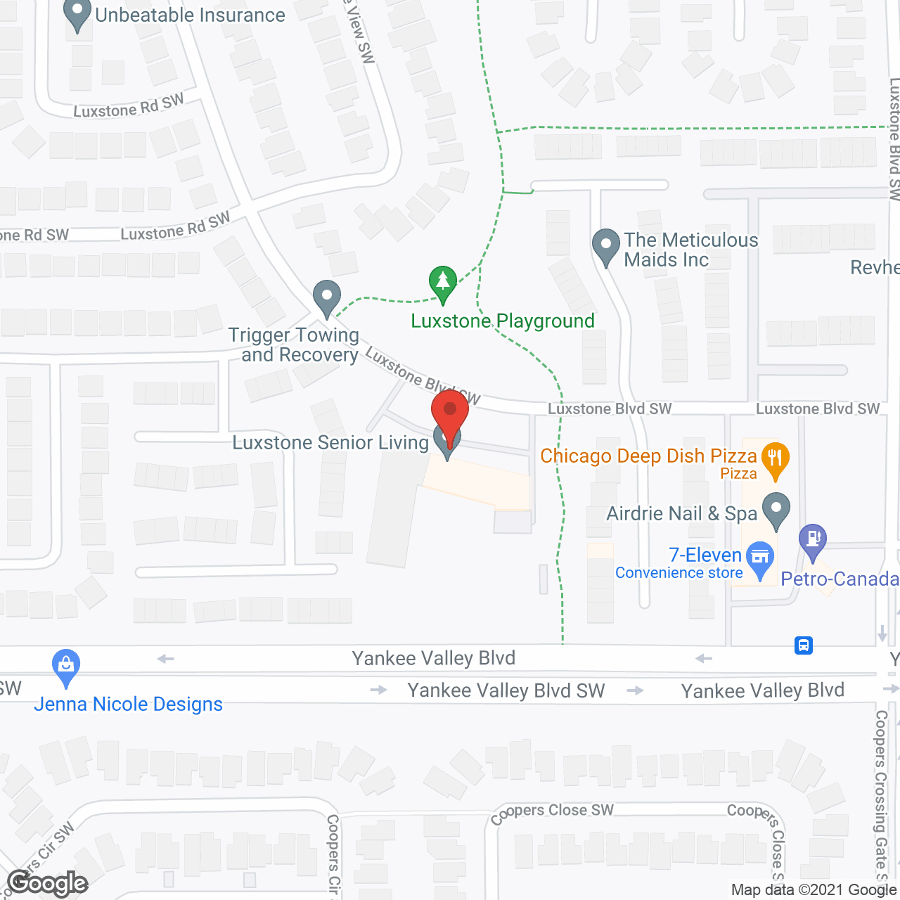 Luxstone Senior Living in google map