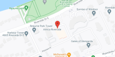 Amica Riverside in google map