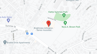 Brightview Arlington in google map