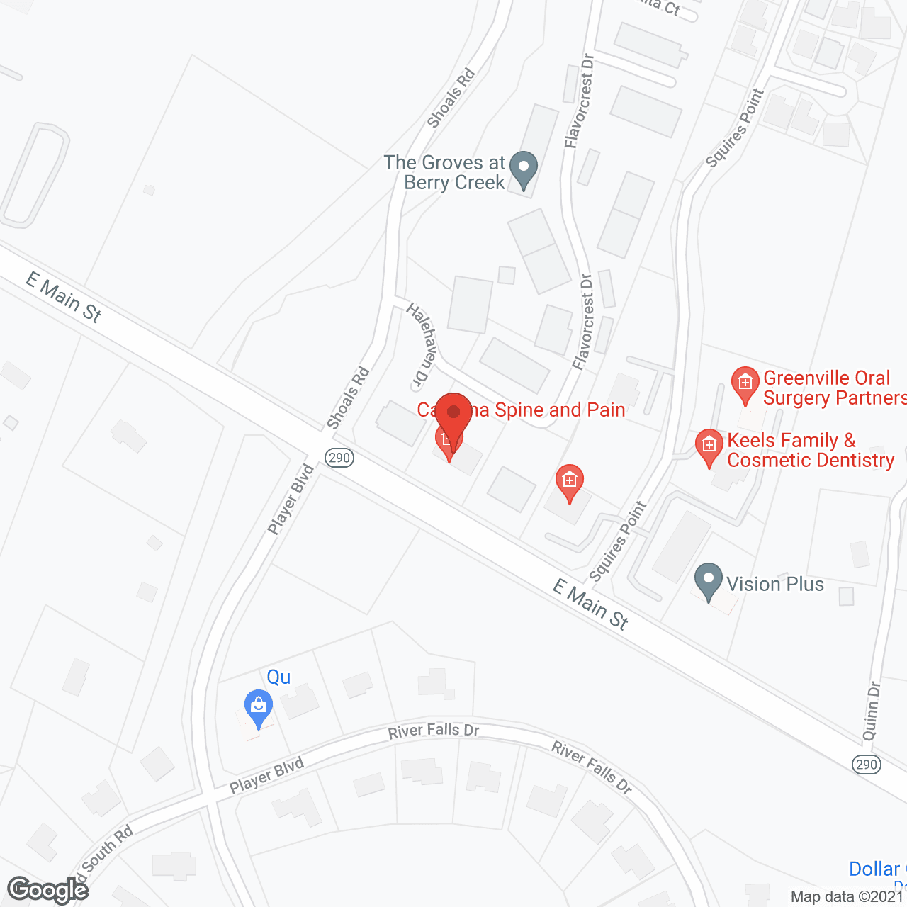 Hospice Compassus in google map