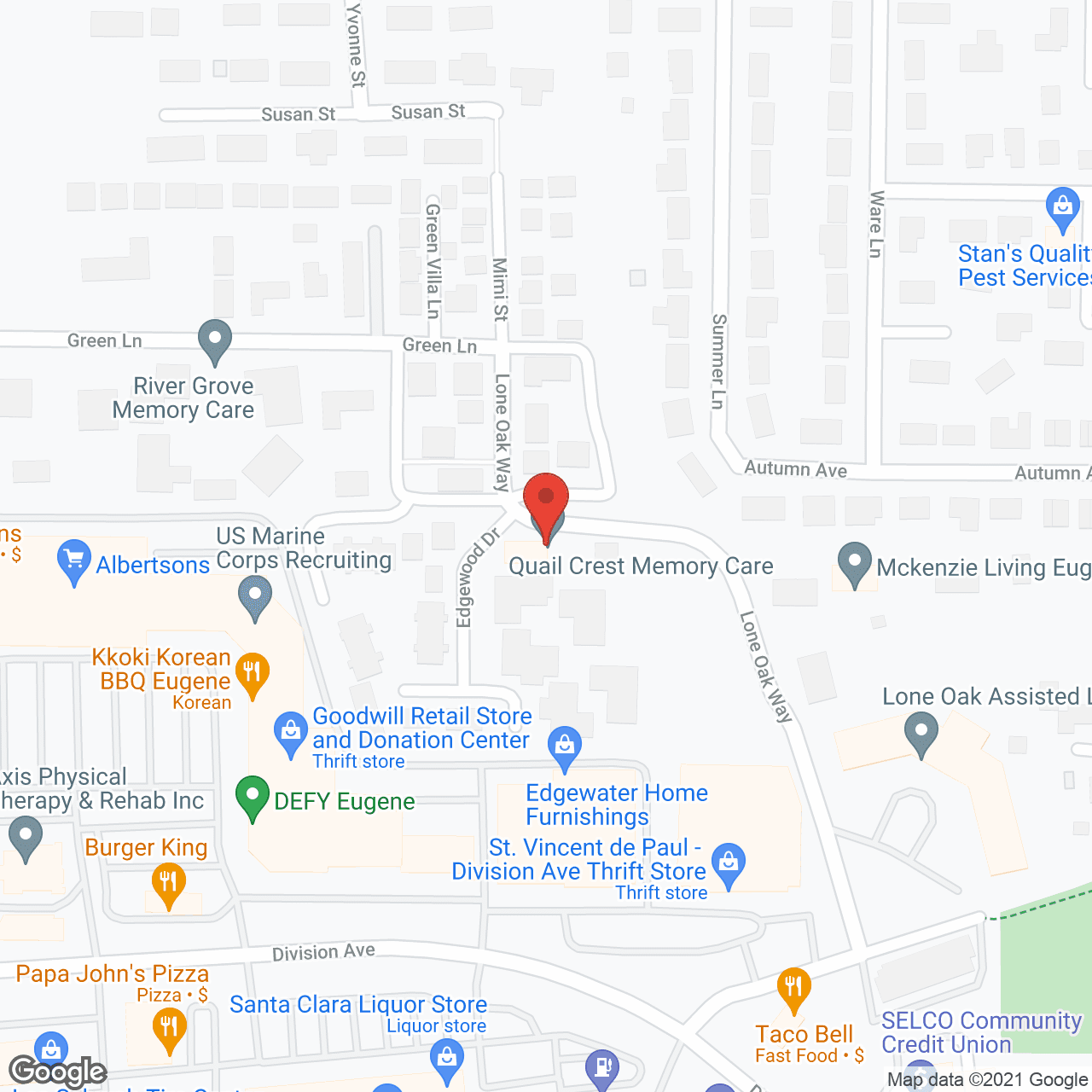 Quail Park Memory Care Residences in google map