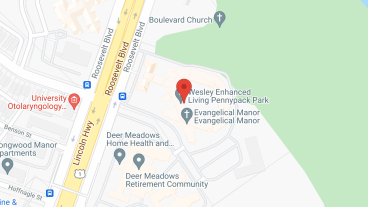 Evangelical Manor in google map