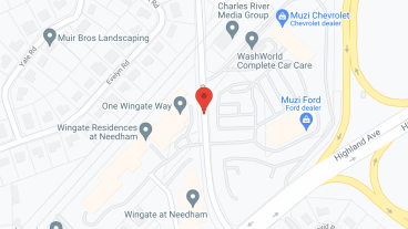 The Wingate Residences of Needham and One Wingate Way in google map