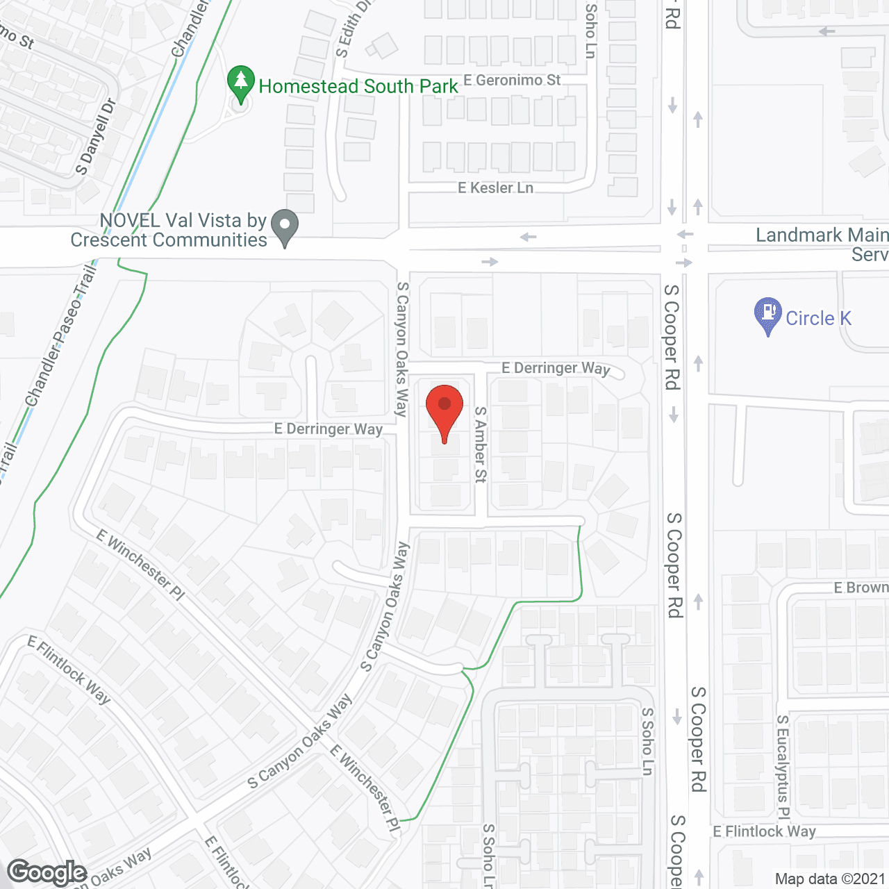 Desert Breeze of Chandler in google map