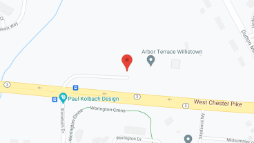 Arbor Terrace Willistown in google map