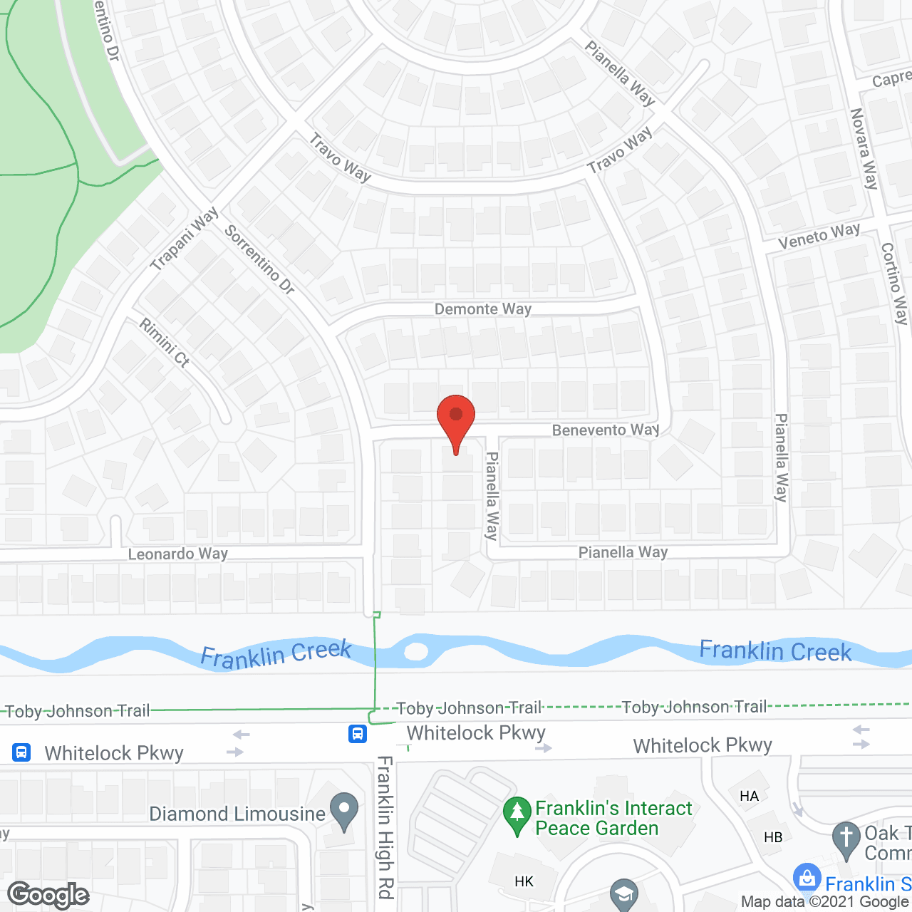 Laguna Woods RCFE in google map