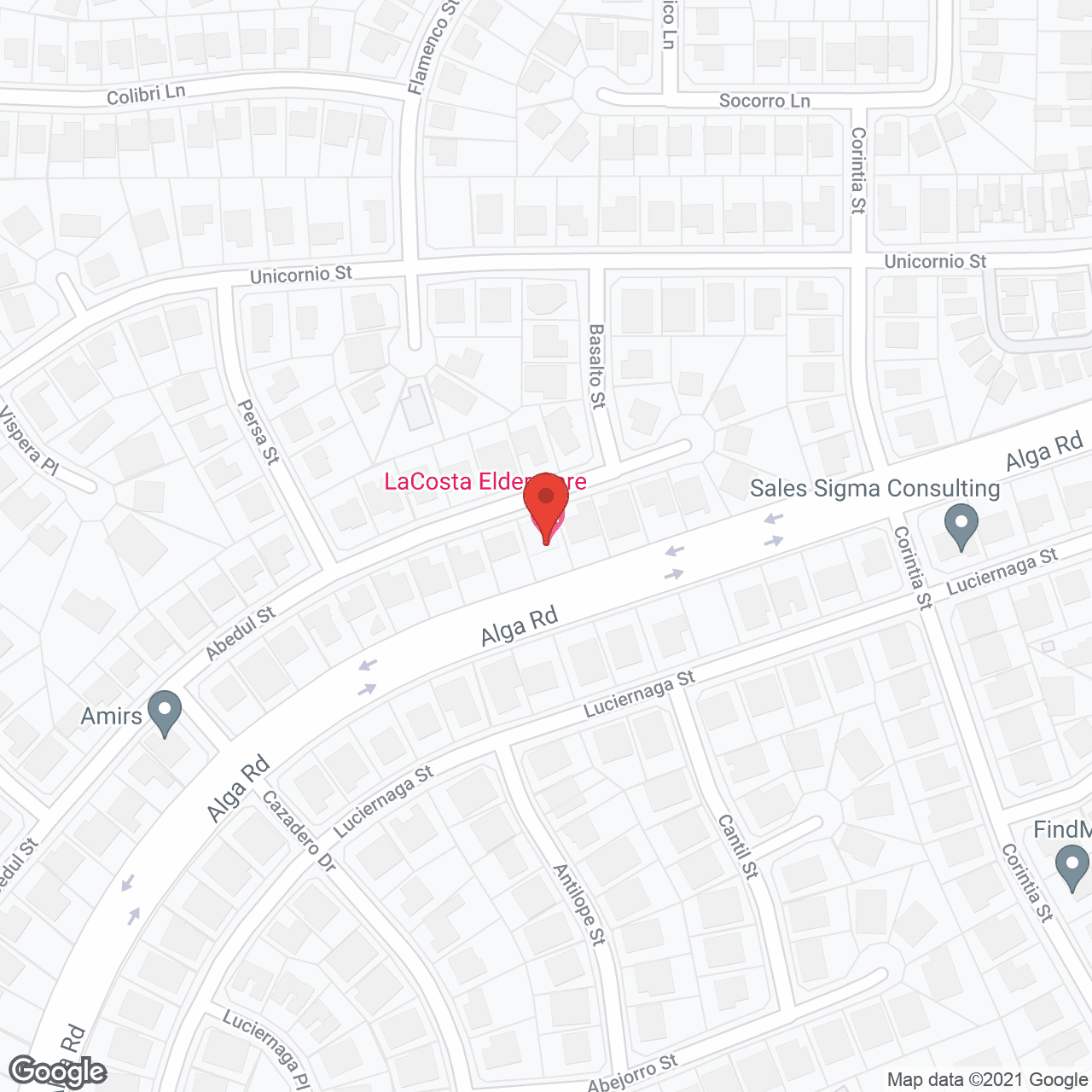 La Costa Elder Care in google map