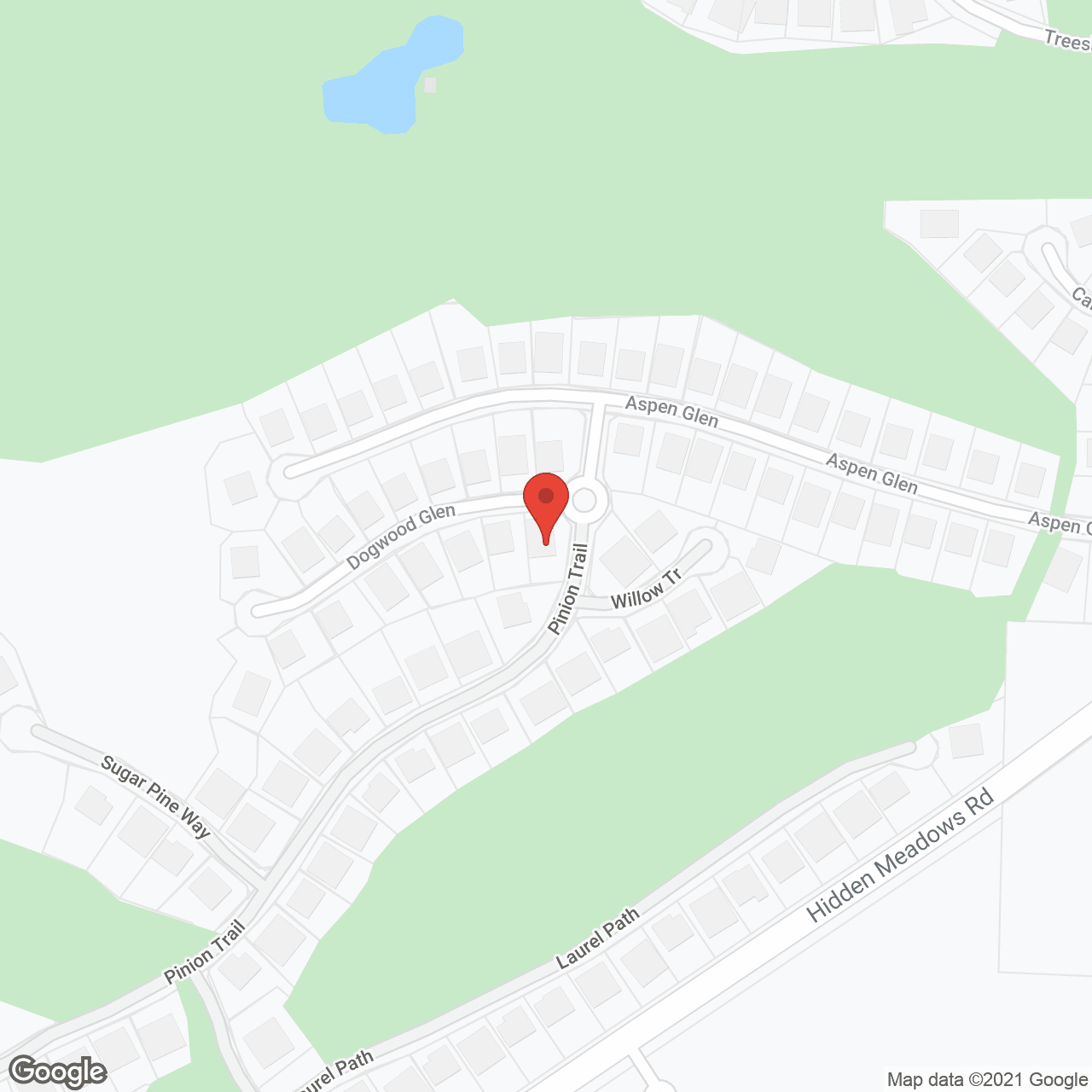 Hidden Meadows Residential Home Care in google map