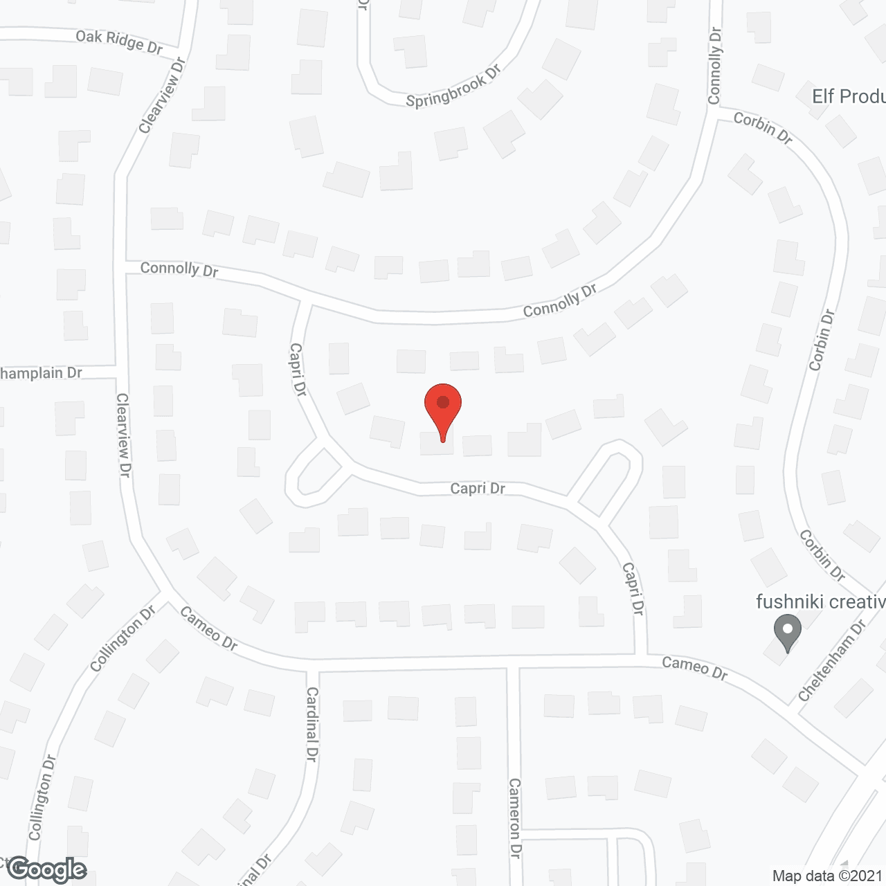 Elena's Eldercare in google map