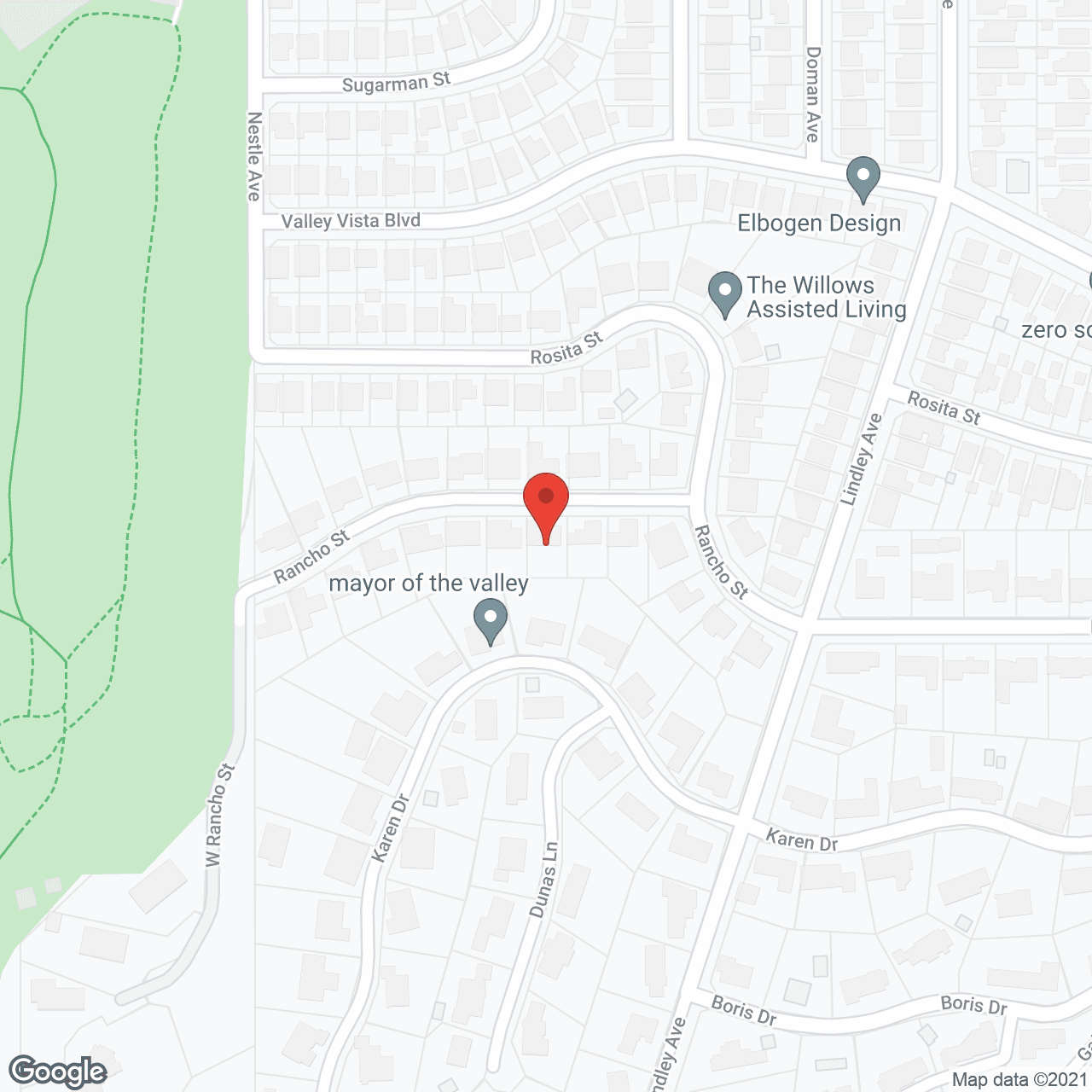 Tarzana Manor in google map