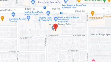 Arizona Desert Falls in google map