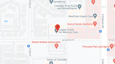 Copper Creek Inn Memory Care in google map