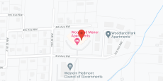 Woodland Manor in google map