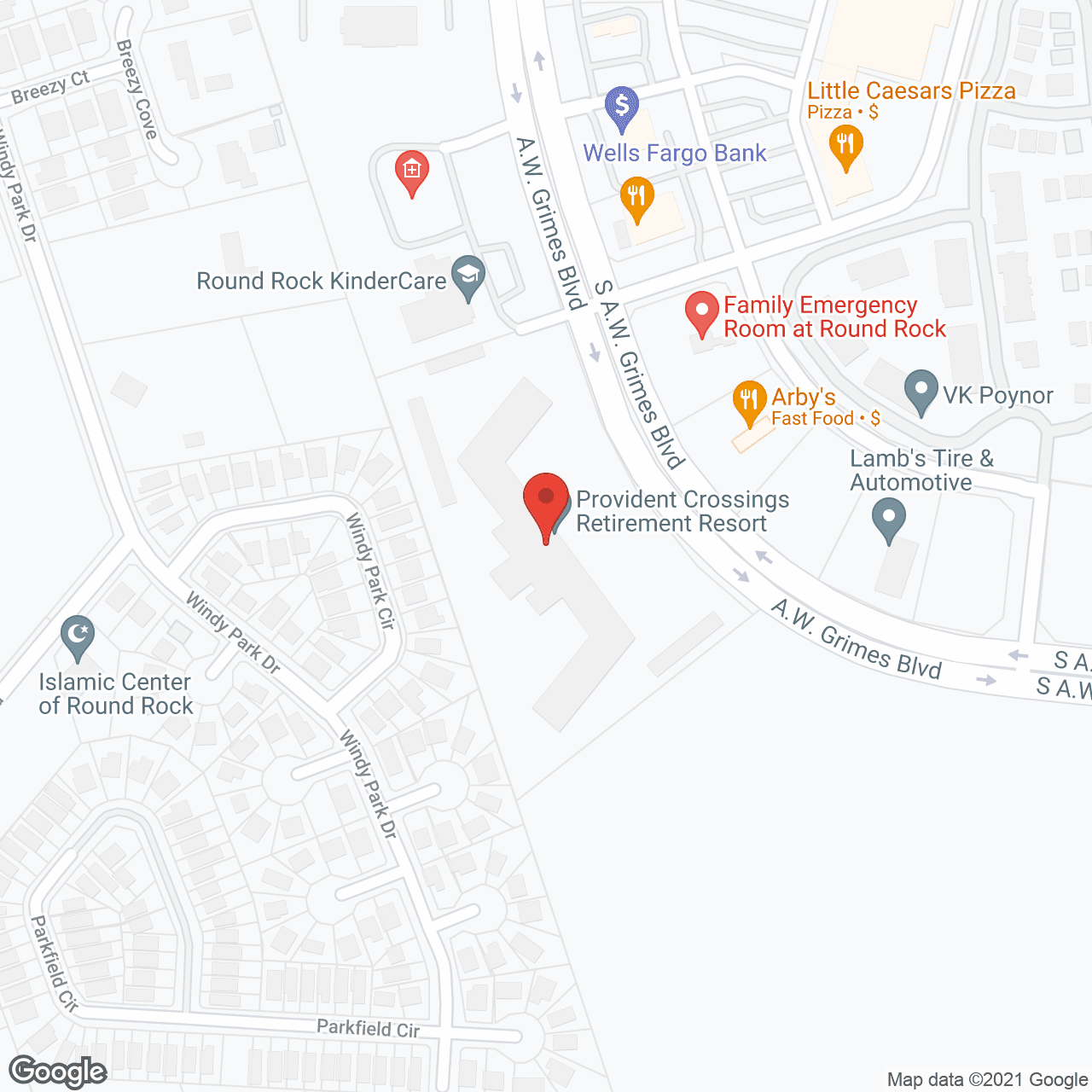 Provident Crossings Retirement Resort in google map