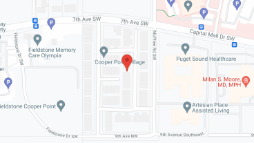 Cooper Point Village in google map